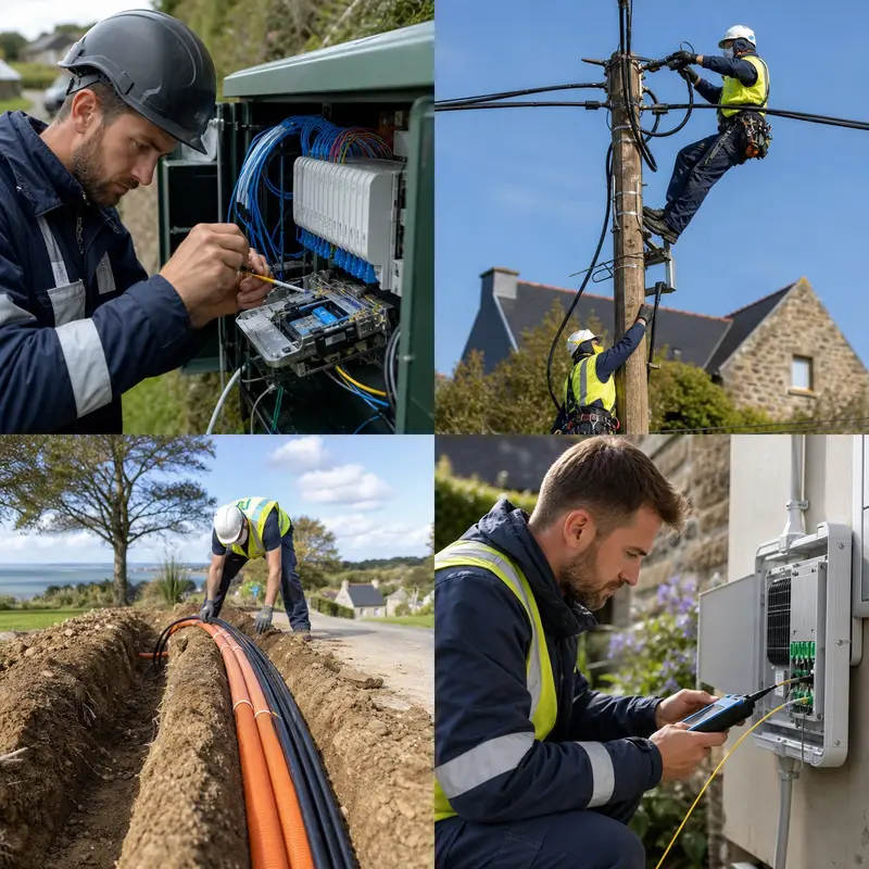 Aperçu des métiers et interventions de TFP Télécom